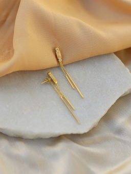 Perfectly Average - Needle Drops Earring | 18K Gold Plated Jewellery For Women