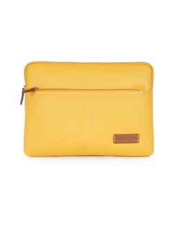 Giordano - Yellow Secure Slim Water-Resistant Vegan Leather 13-Inch Tablet, iPad Sleeve