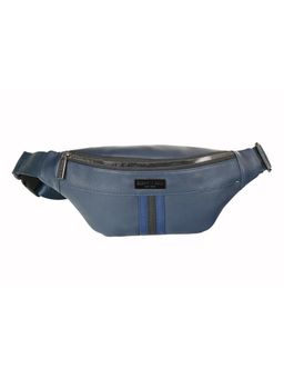 Kenneth Cole - Navy Blue Waist Vegan Leather Belt Bag