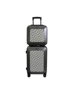 Nautica - Unisex 31L ABS Cabin Trolley Bag & Vanity Case - Grey