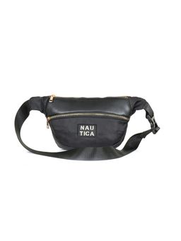 Nautica - Stylish Sports Unisex Medium Waist Belt Bag - Black