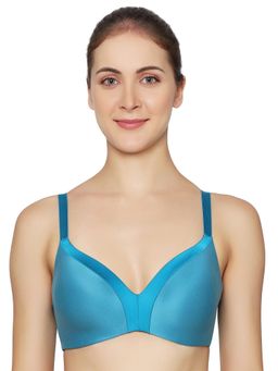 Triumph - T-Shirt Bra 156 Invisible Padded Wireless Extreme Comfort And Full Coverage Bra-Blue