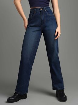 Flying Machine - Straight Fit High Rise Jeans