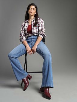 Flying Machine - High Rise Bootcut Jeans