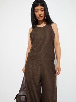 max - ALAYA F x URB_N Women Brown Knitted Top