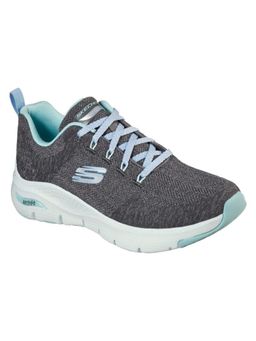 SKECHERS - Arch Fit-Comfy Wave Charcoal Arch Fit Sneakers