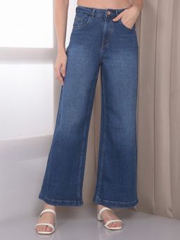 CRIMSOUNE CLUB - Women's Blue Loose Fit Jeans