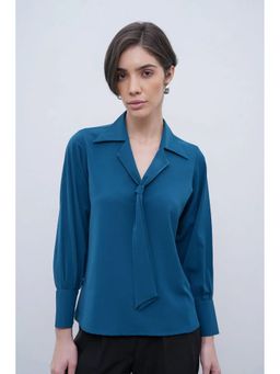 Jaey - Blue Linea Tie Top