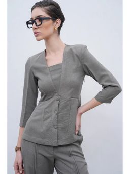 Jaey - Grey Alpha Grace Top