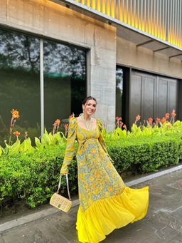 RV Pret - NK Tides Yellow Crop Top and Skirt (Set of 2)