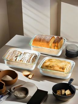 The Better Home - Borosilicate Food Containers 680Ml Pack of 3