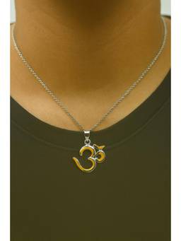 Miora - 925 Sterling Silver Om Pendant
