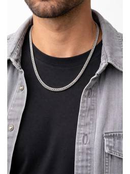 Miora - 925 Sterling Silver Bold Chevron Chain