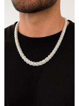 Miora - 925 Sterling Silver Artisan Link Chain