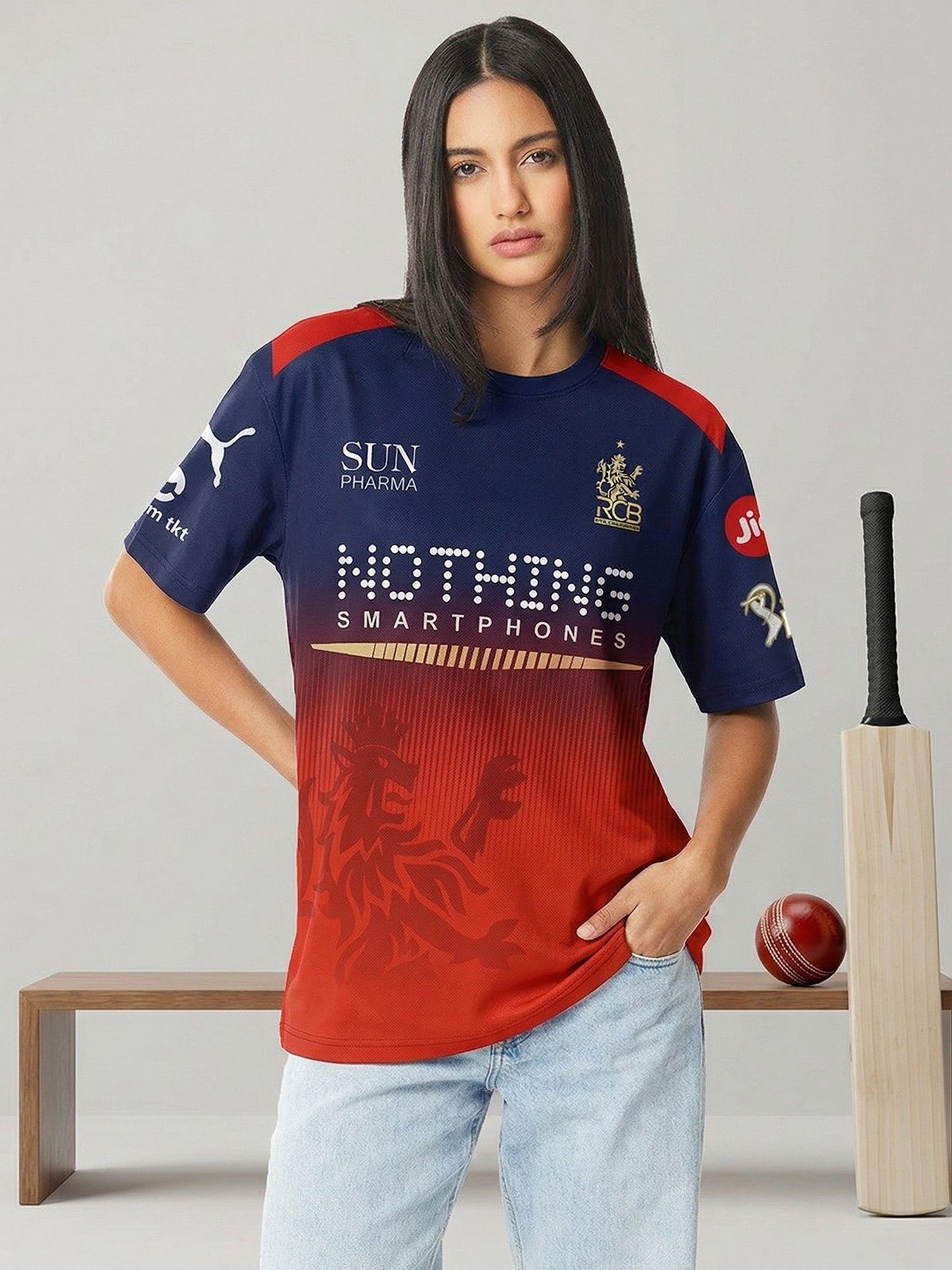 leotude RCB Women Red Fans Special T-Shirt-picture-12