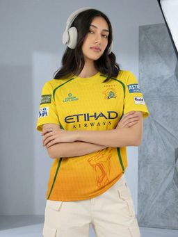 LEOTUDE - CSK Women Yellow Fans Special T-Shirt