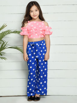 Lilpicks - Polka Palazzo Set