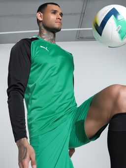 Puma - Teamliga Training Mens Green Crew Sweats