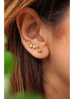 SOUL WORKS - Star Slip On Brass Earring
