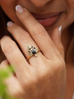 SOUL WORKS - Trishul Adjustable Ring