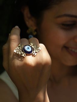 SOUL WORKS - Nazar Batu Brass Ring