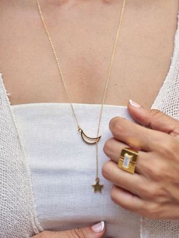 SOUL WORKS - Moon and Star Chain (24-26)