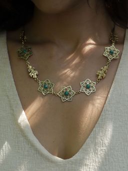 SOUL WORKS - Turquoise Necklace (16-18)