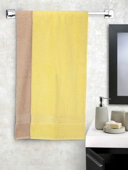 KOPA - Quick Dry 100% Cotton Soft Terry Towel -2Pc Bath Towel D'Ross Solid-Multi