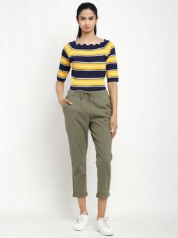 Global Republic - Green Cotton Women Lower