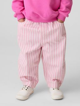 GAP - Girls' Stripes Loose Trouser - Pink