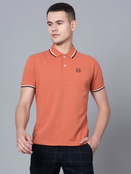 Cantabil - Men Brown Polo T-shirt