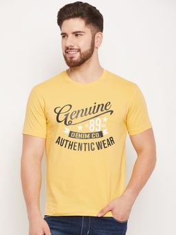 Cantabil - Men Yellow T-shirt