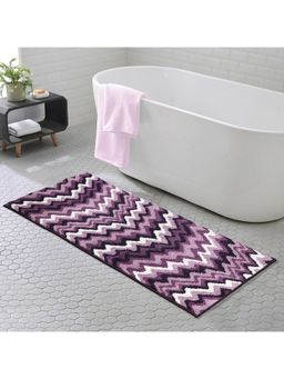 OBSESSIONS - Super Absorbent Anti-Skid Polyester Bath Mat Mauve