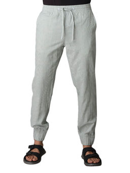 ROOKIES - Men White Joggers