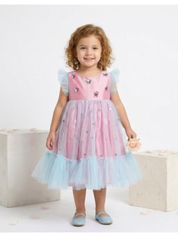A Little Fable - Multi-Colour Dreamy Flare Dress
