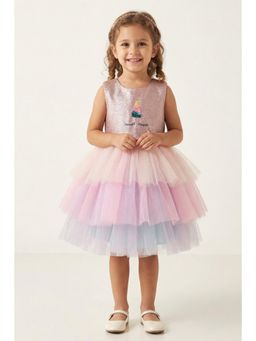 A Little Fable - Pink Unicorn Dress
