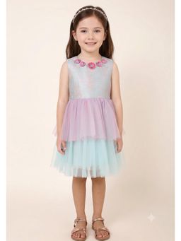 A Little Fable - Blue Summer Shrub Dress