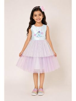 A Little Fable - Blue Crystal Mermaid Dress