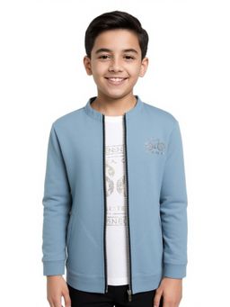 CAVIO - Boys Full Sleeves Embellished Jacket With T-Shirt