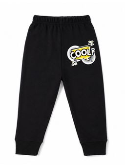 KAVEE - Unisex Cotton Bio washed Full Length Jogger Cool Print - Black