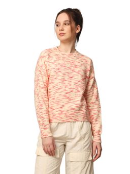 ONLY - Women Regular Fit Beige Pullover Sweater