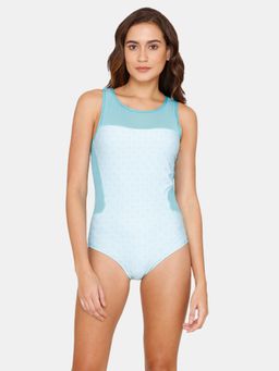 Zivame - Coucou Slip-on Bodysuit - Blue Radiance