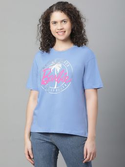 Free Authority - Barbie Printed Relaxed Fit T-Shirt for Women
