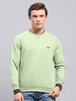 Monte Carlo - Green Solid Sweatshirt