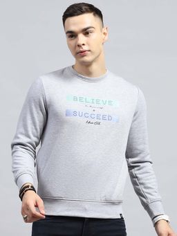 Monte Carlo - Grey Printed Sweatshirt