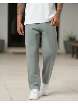 Bewakoof - Men's Olive Straight Fit Jeans