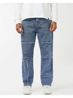 Bewakoof - Men's Blue Straight Fit Jeans