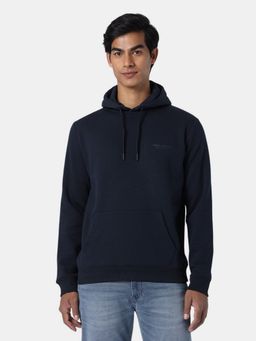 Pepe Jeans - Solid Long Sleeves Men Navy Blue Hoodie