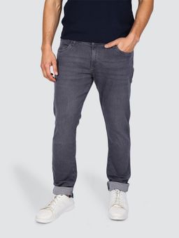 Wrangler - Men Grey Vegas Skinny Fit Low Rise Jeans