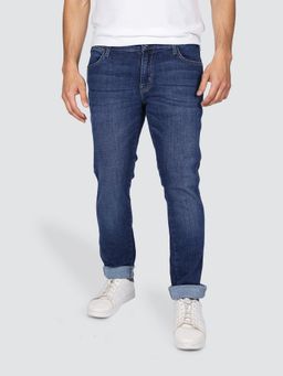 Wrangler - Men's Blue Skanders Slim Fit Low Rise Jeans